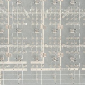 Electricity Power Grid Wires Top Down View