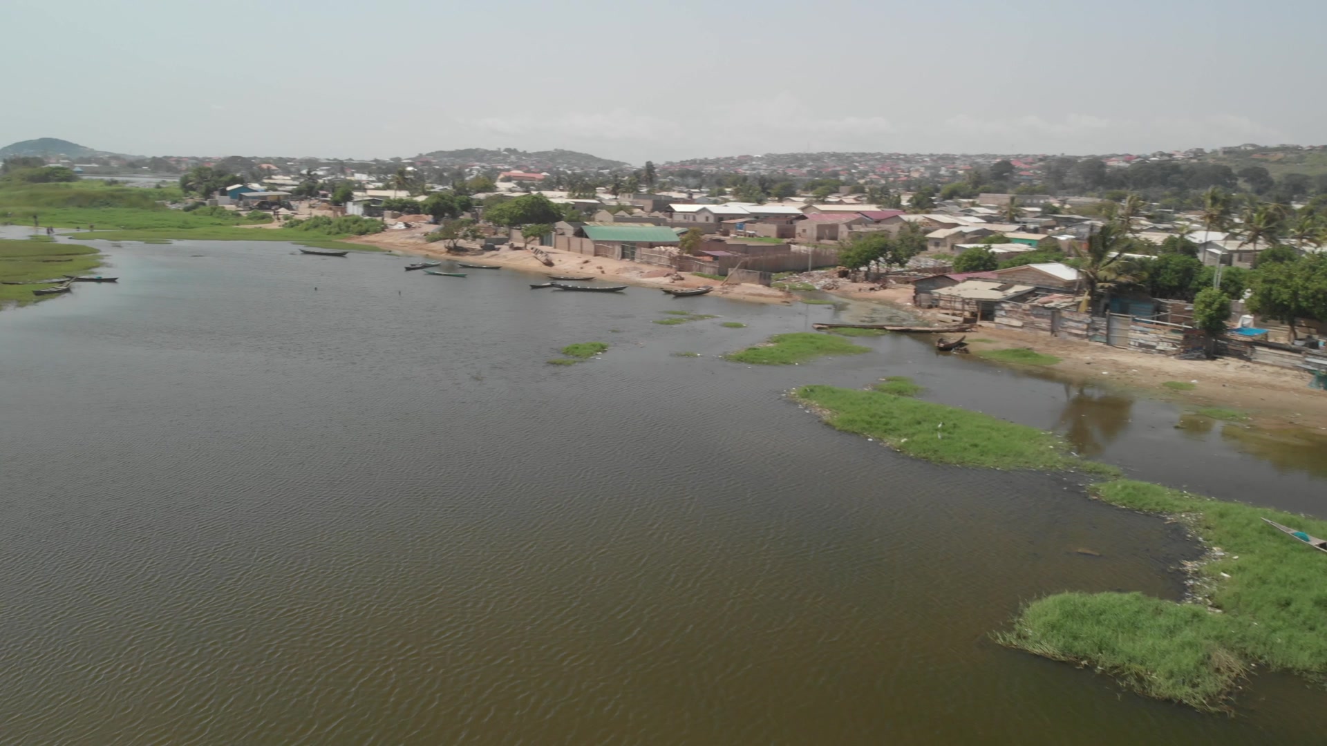Fishing Boats Docked Densu Delta