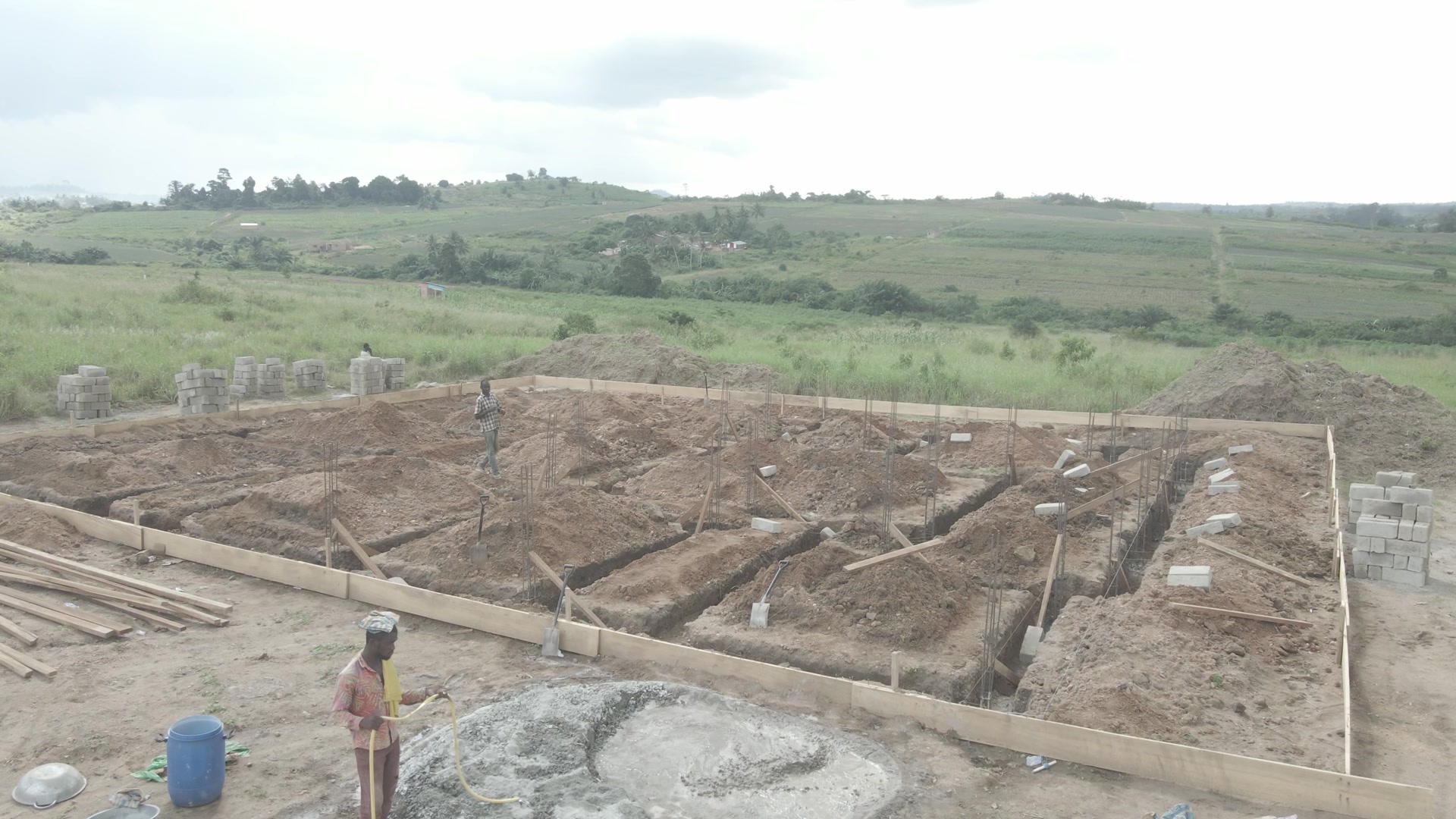 Construction House Foundation Land Orbit 360 Full