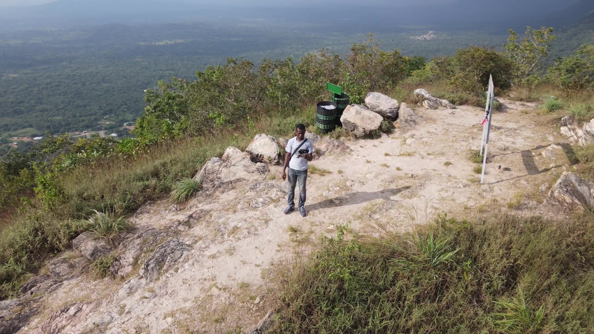 Mountain Afadjato On Top Orbit Fly Away